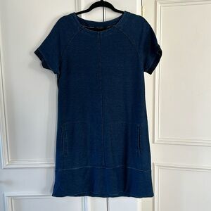Casual stretch Jean dress with pockets